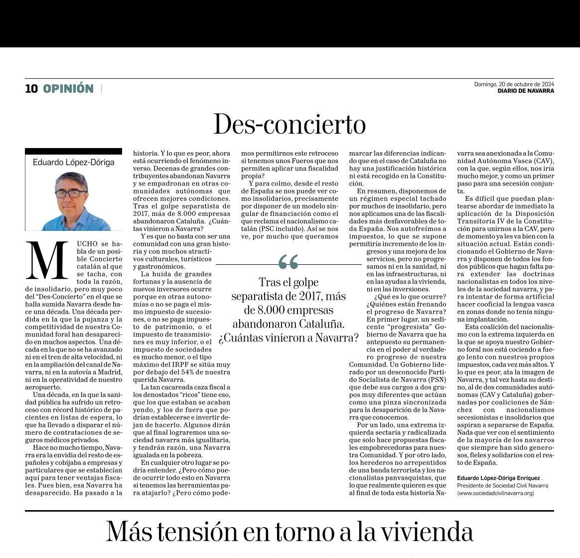 Artículo DN: Des-Concierto