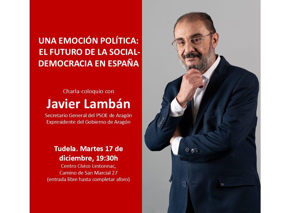 17-D: Conferencia de Javier Lambán en Tudela