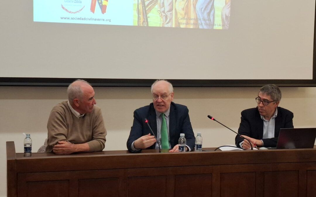 5-N: Resumen e imágenes de la conferencia «El carlismo y los nacionalismos» de Jordi Canal en Estella
