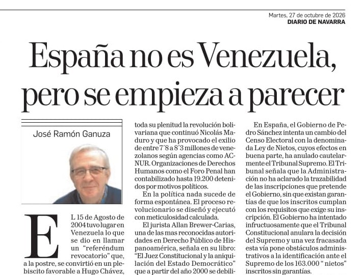 España y Venezuela
